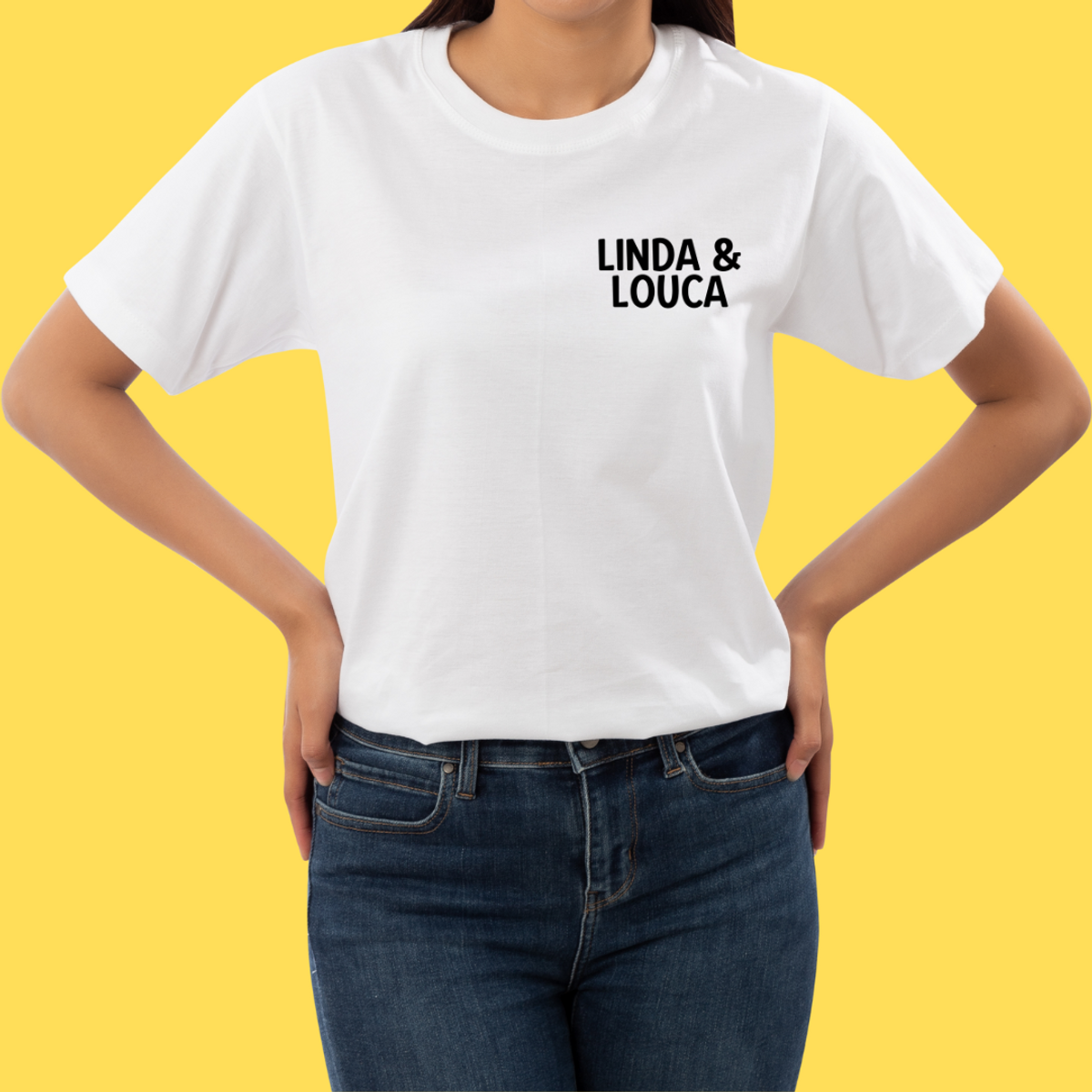 Nome do produto: Camiseta Linda & Louca