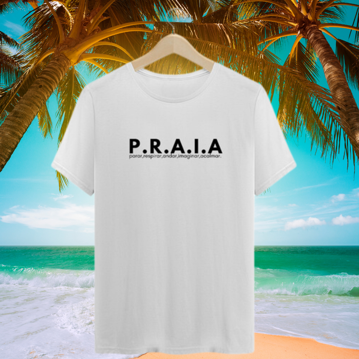 Nome do produto: Camiseta Praia