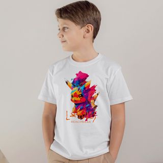 PIKACHU COLORS - CAMISETA INFANTIL CLASSIC