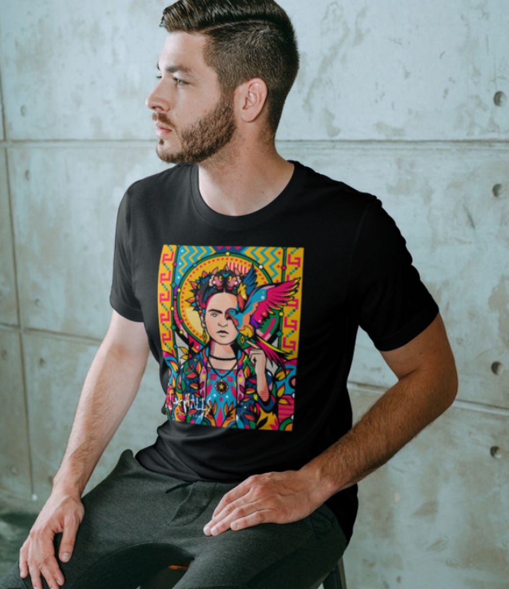 Nome do produtoFRIDA POP ART - CAMISETA QUALITY