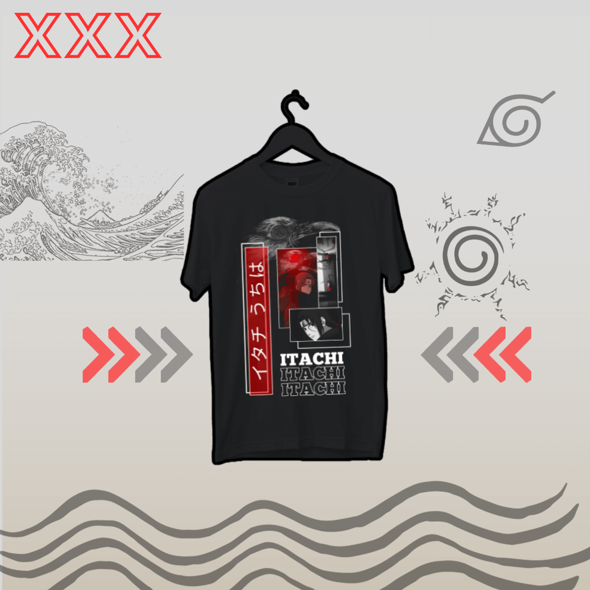 Nome do produto: Camiseta Aesthetic Itachi Uchiha - Naruto Shippuden