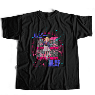 Nome do produto Camiseta Oshi no Ko - Ruby Hoshino Dark colors