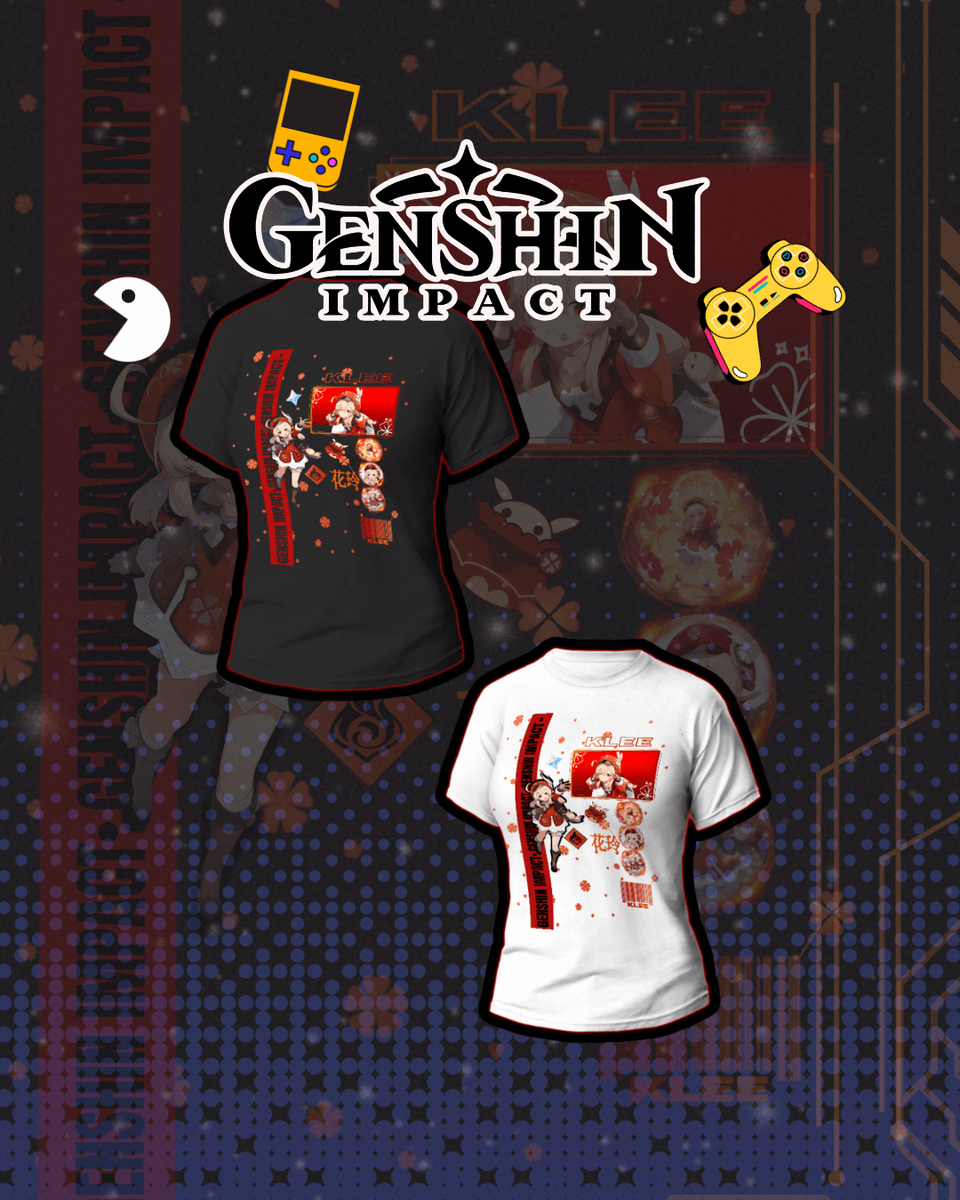Nome do produto:  Camiseta Genshin Impact - Klee