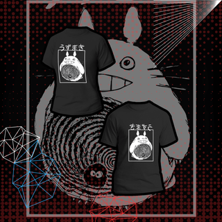 Nome do produto Camiseta Totoro Uzumaki Aesthetic