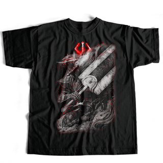 Nome do produto Camiseta Berserk - Guts Forma Berserk Preto Feito a mão