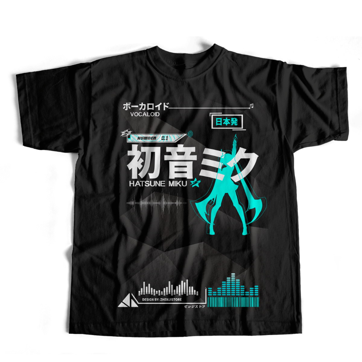 Nome do produto: *NOVO* Camiseta Hatsune Miku - Dark colors