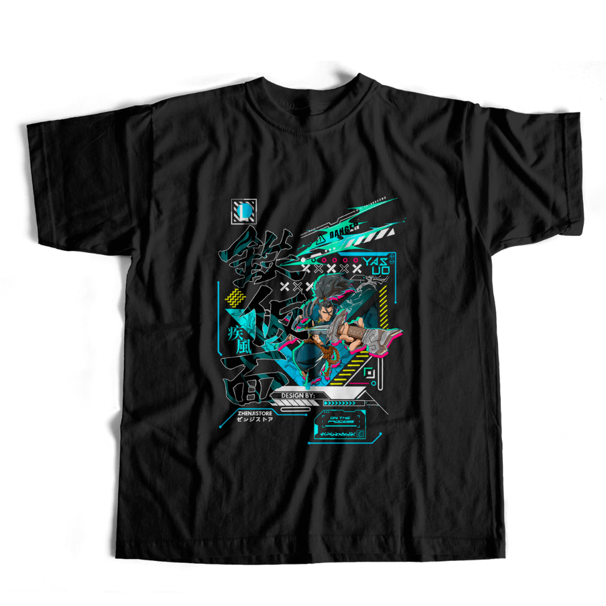 Nome do produto: *NOVO* Camiseta LOL - Yasuo dark colors