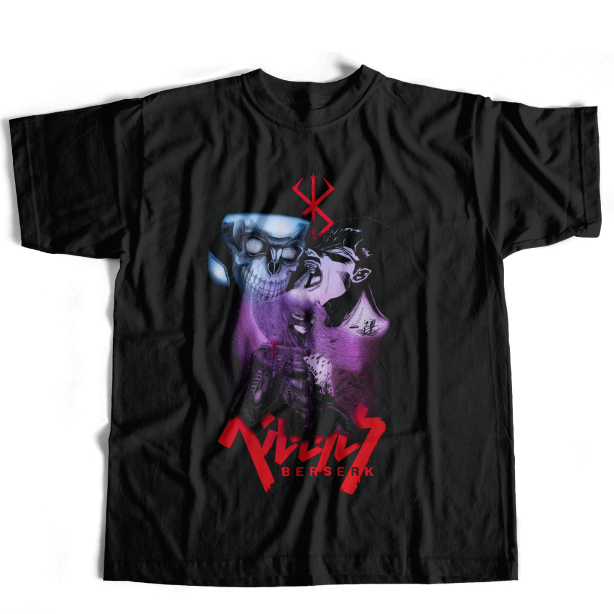 Nome do produto: Camiseta Berserk Femto Eclipse, T-Shirt Berserk Feimt Eclipse - feito a mão