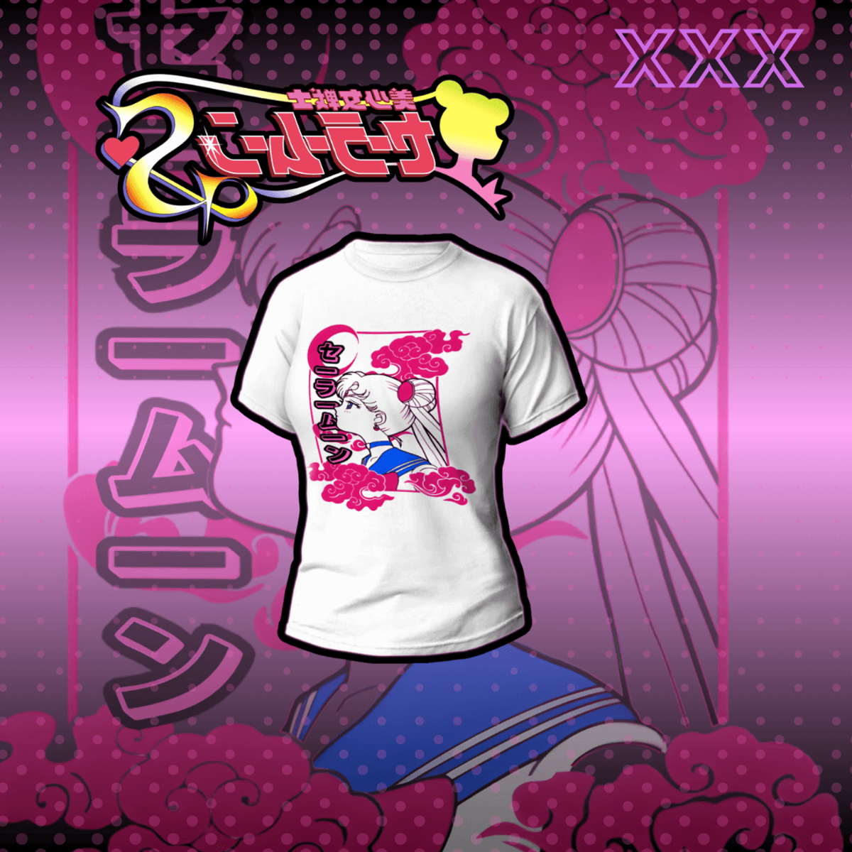 Nome do produto:  Camiseta Sailor Moon Aesthetic 3