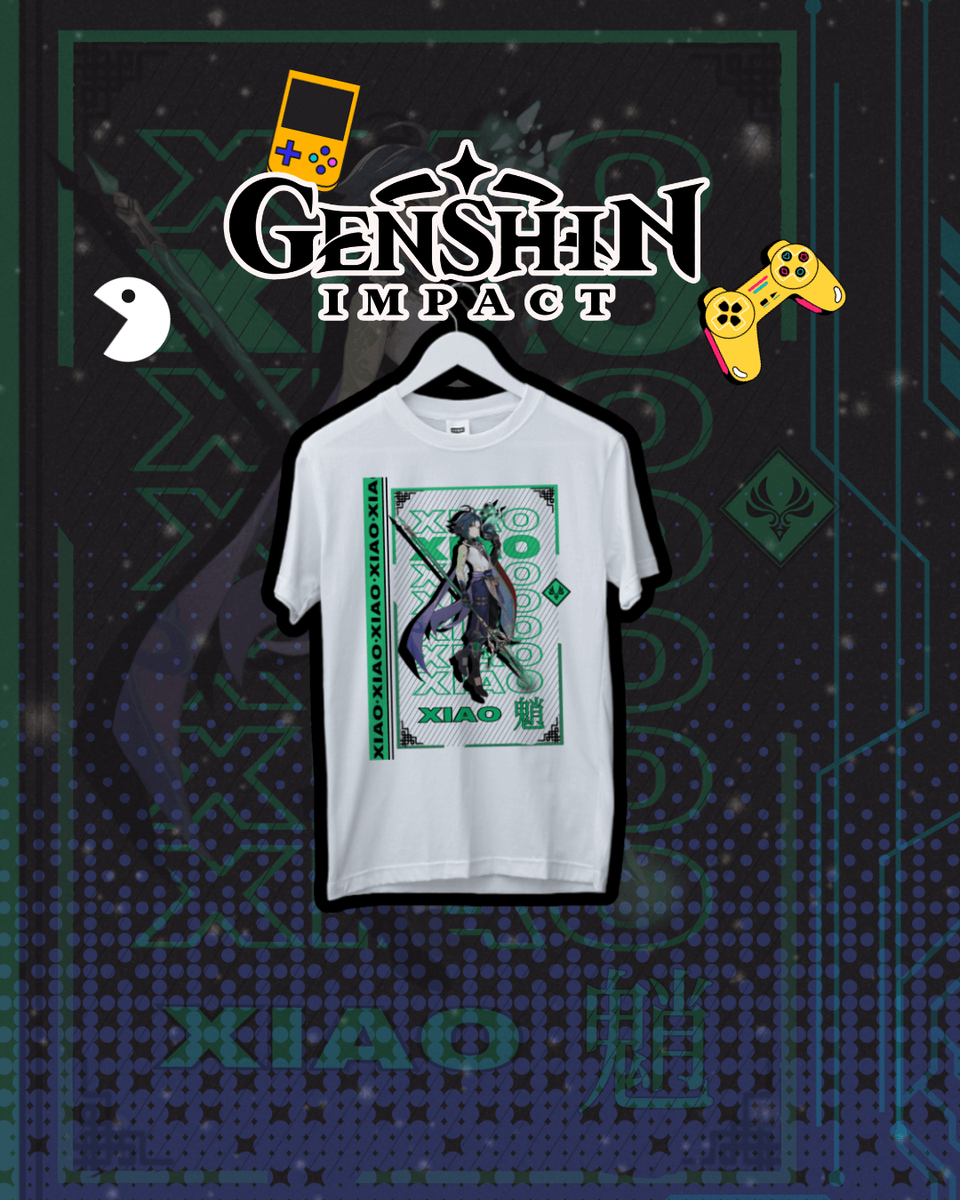 Nome do produto: Camiseta Genshin Impact - Xiao