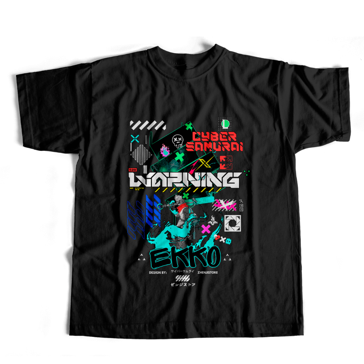 Nome do produto: *NOVO* Camiseta LOL - Ekko dark colors