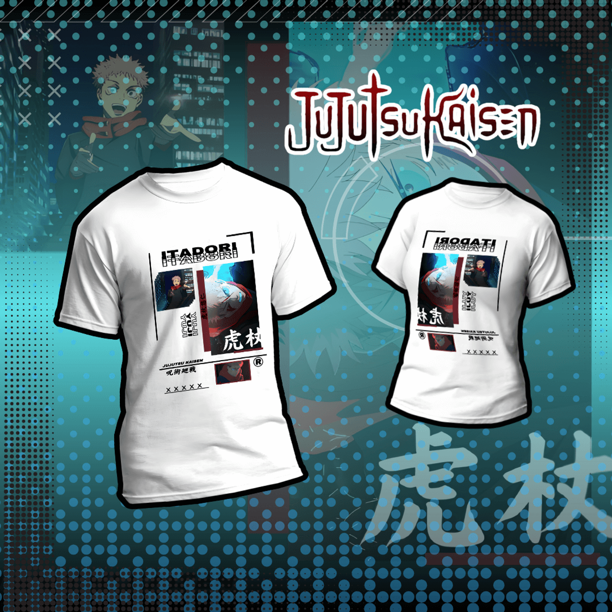 Nome do produto: Camiseta Itadori Yuji Aesthetic