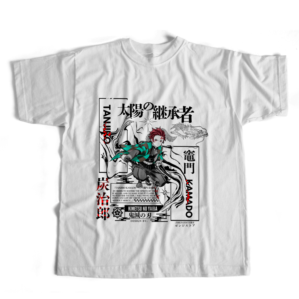 Nome do produto:  Camiseta Kimetsu no Yaiba - Tanjiro