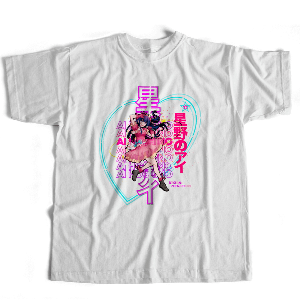 Nome do produto: Camiseta Oshi no Ko - Ai Hoshino