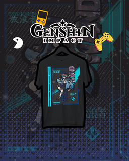 Camiseta Genshin Impact - Wanderer Dark Colors