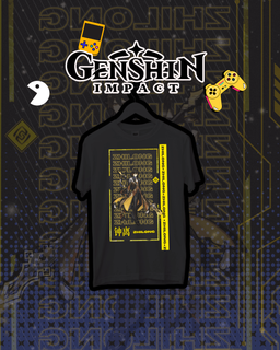 Nome do produto Camiseta Genshin Impact - Zhilong Dark colors