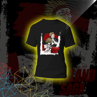 Camiseta Vinland Saga, Vinland Saga, T-Shirt Vinland Saga Feito a mão - Preto