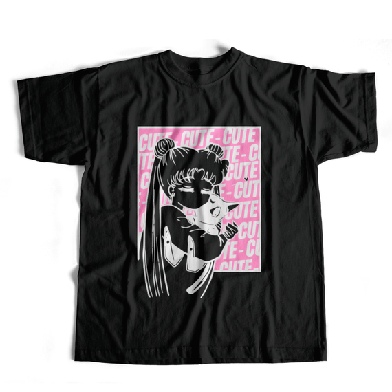  Camiseta Sailor Moon Aesthetic - Dark Colors