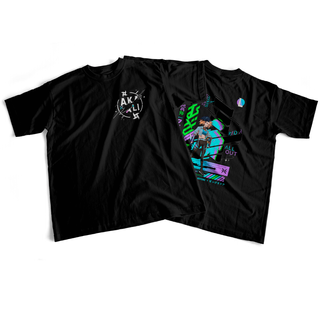 *NOVO* Camiseta estampa dupla LOL - Akali dark colors