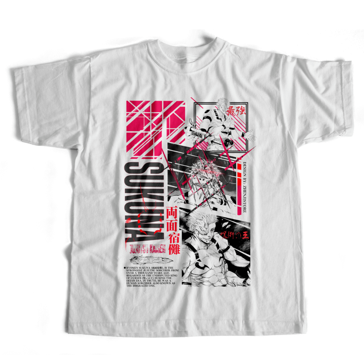 Nome do produto: *NOVO* Camiseta Jujutsu Kaisen  Ryomen Sukuna