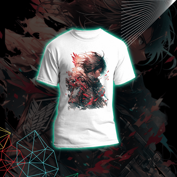 Camiseta Shingeki no Kyojin - Eren 