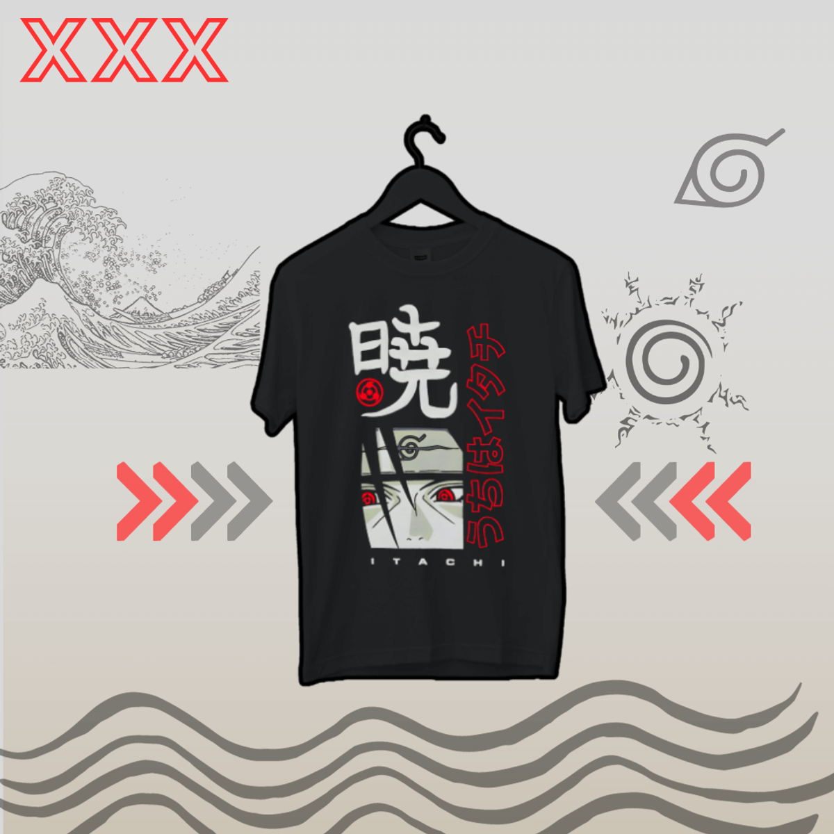 Nome do produto: Camiseta Aesthetic Itachi - Naruto Shippuden