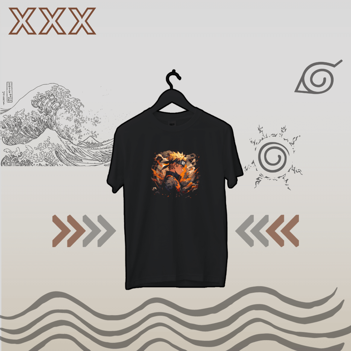 Nome do produto: Camiseta Aesthetic Naruto