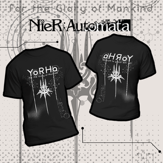 Camiseta Nier Automata Aesthetic - Dark Colors