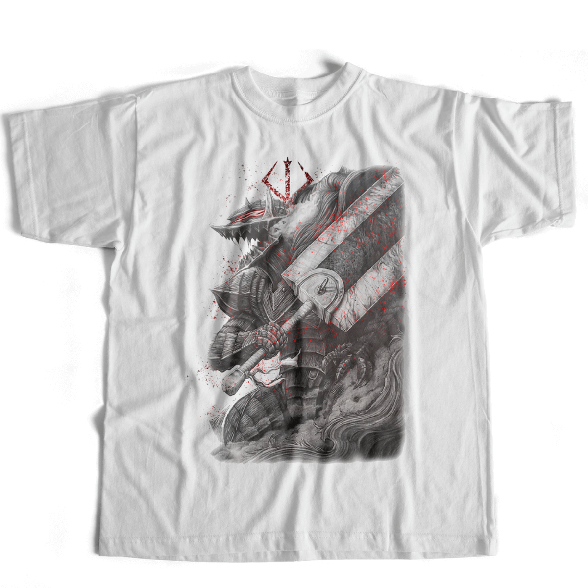 Nome do produto: Camiseta Berserk - Guts Forma Berserker Feito a Mão