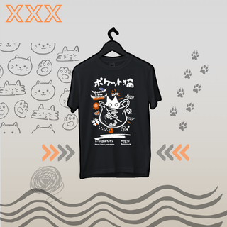 Camiseta Neko Neko - Cores Escuras