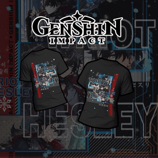  Camiseta Genshin Impact - Wriothesley Dark Colors