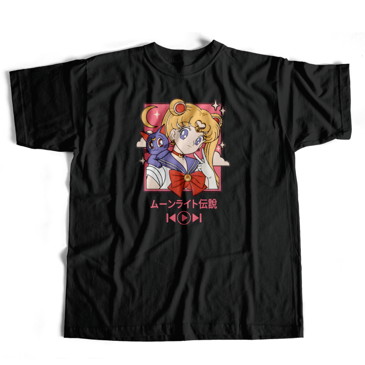 Nome do produto:  Camiseta Sailor Moon Aesthetic 1