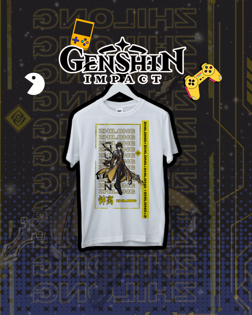 Nome do produto: Camiseta Genshin Impact - Zhilong