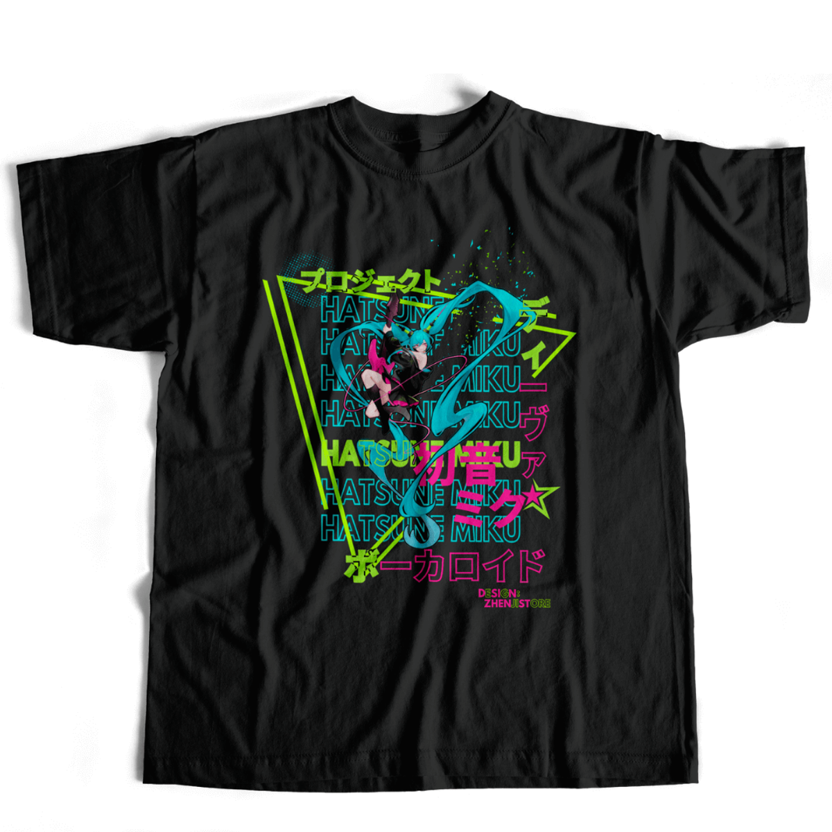 Nome do produto: Camiseta Hatsune Miku Aesthetic