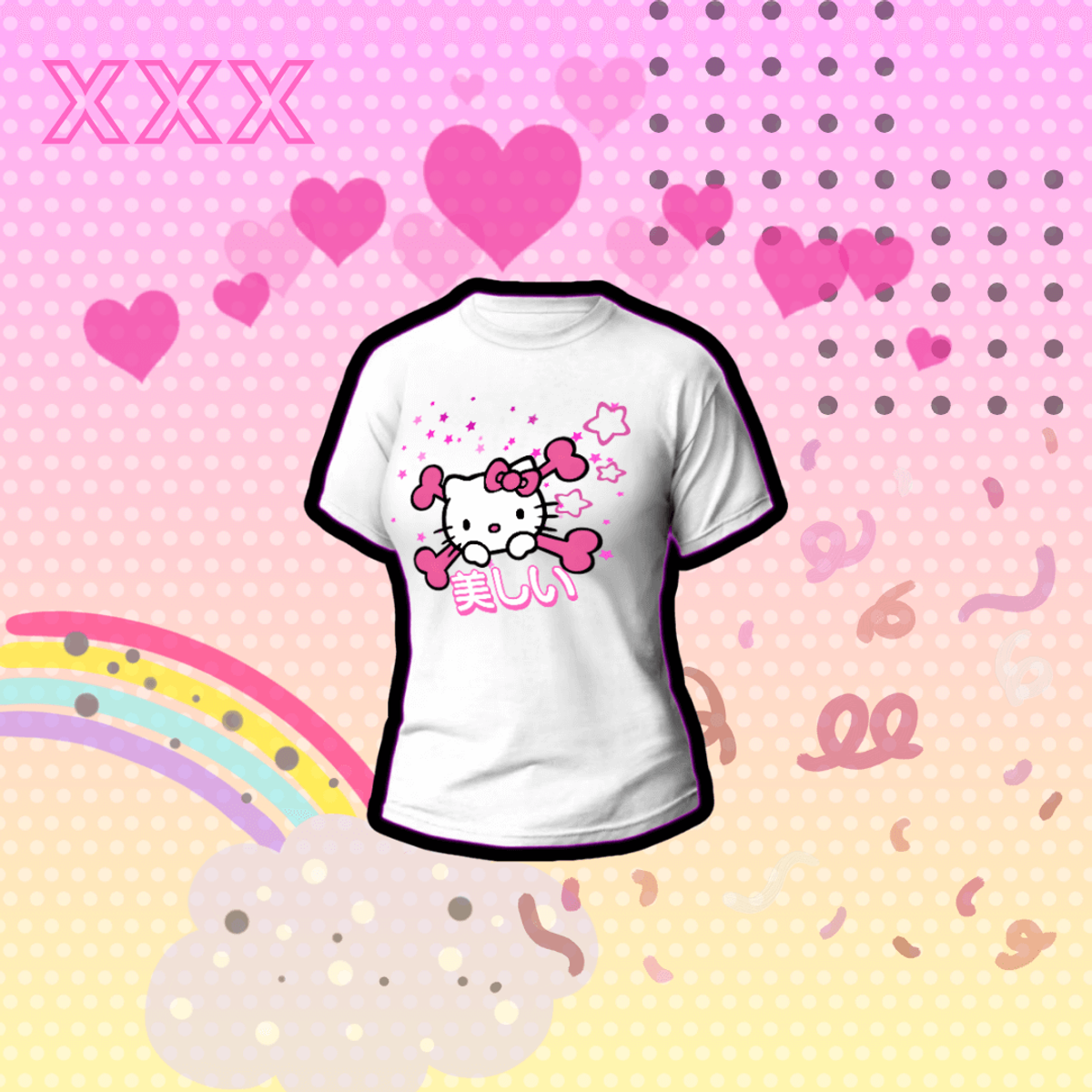 Nome do produto:  Camiseta Hello Kitty 2