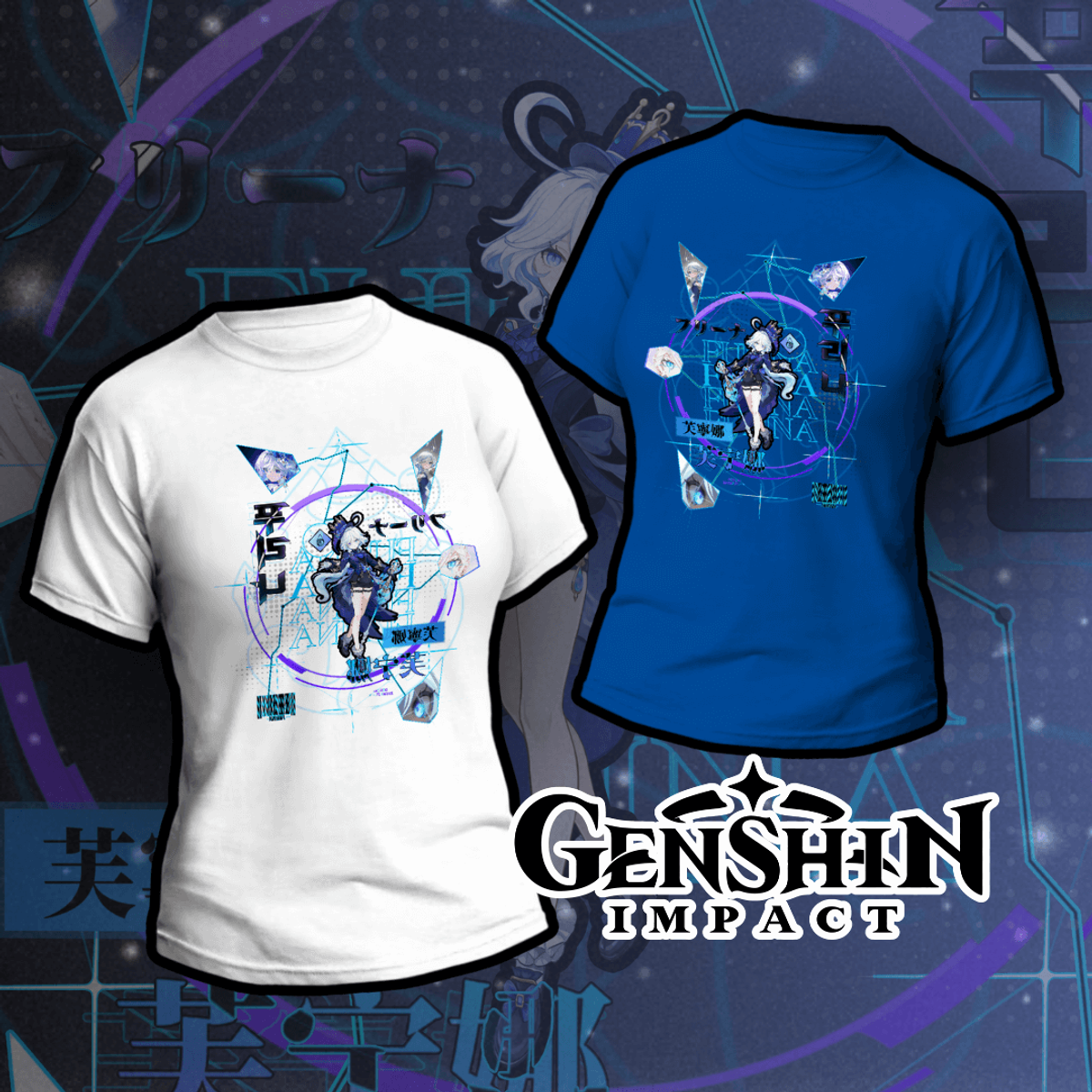 Nome do produto: Camiseta Genshin Impact - Furina