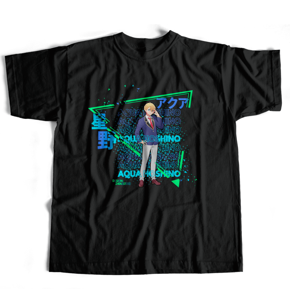 Nome do produto: Camiseta Oshi no Ko - Aqua Hoshino