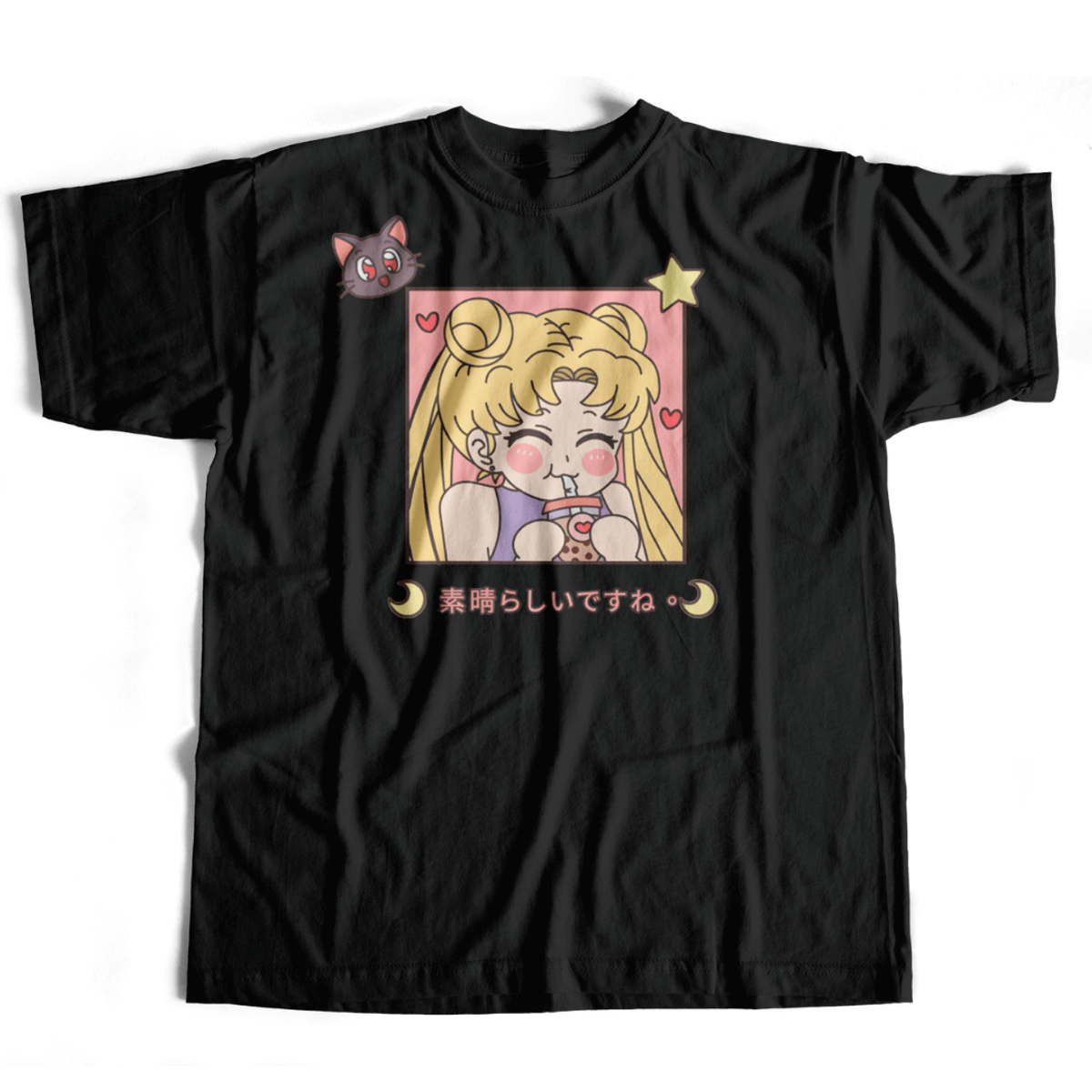 Nome do produto:  Camiseta Sailor Moon Aesthetic 2