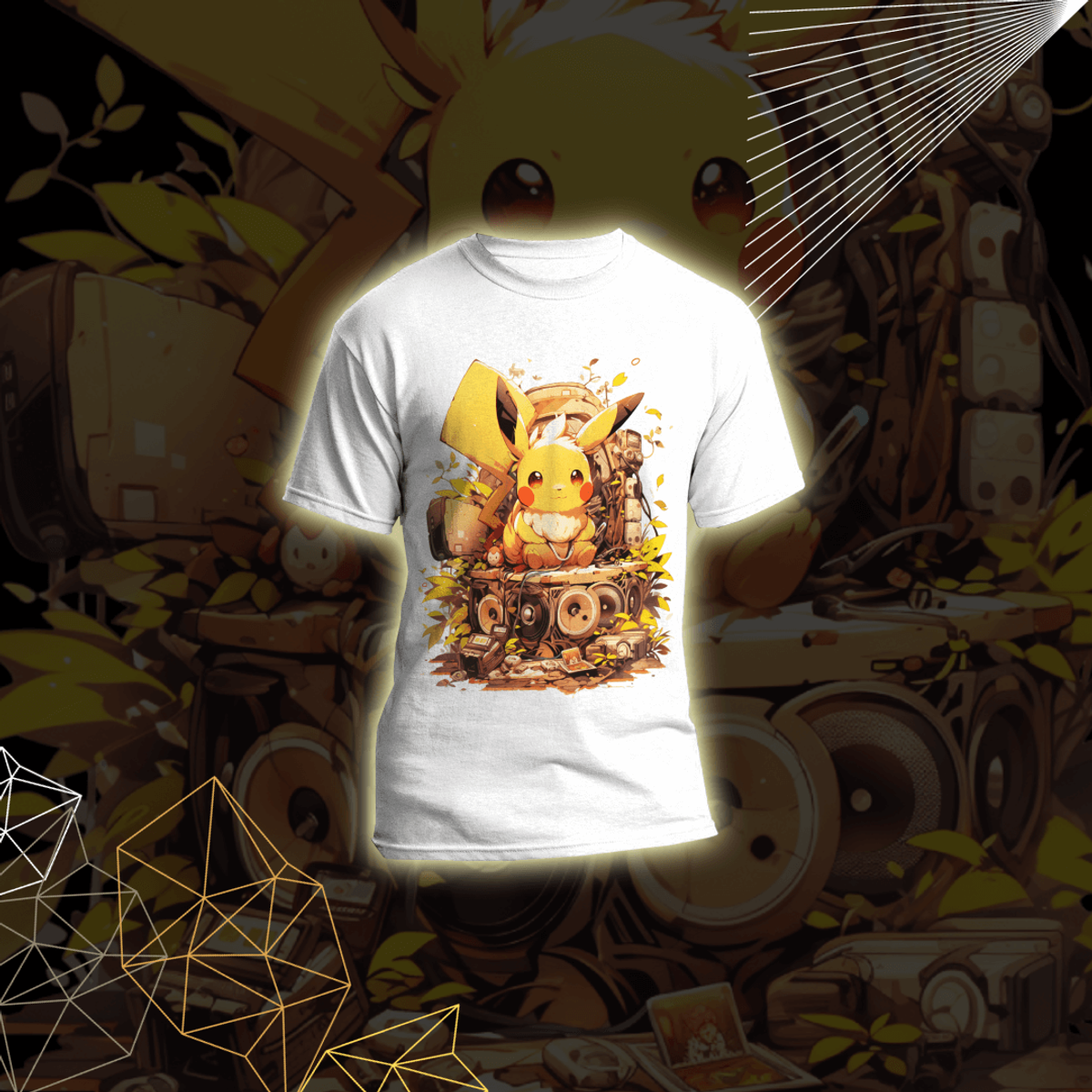 Nome do produto: Camiseta Pokemon - Pikachu Cute
