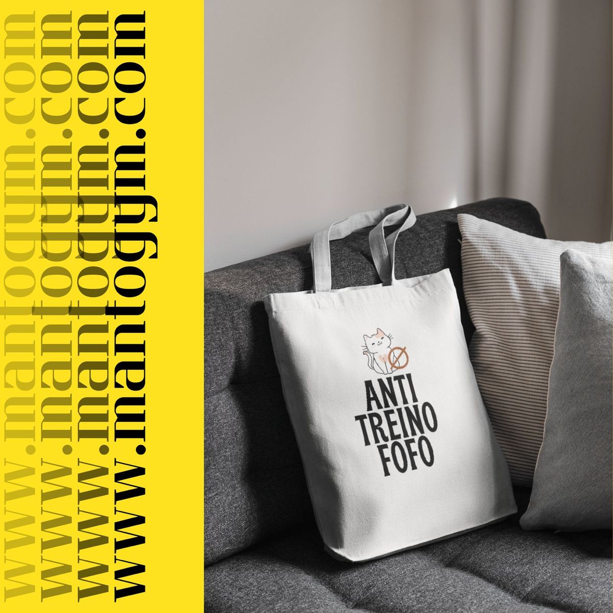 Nome do produto: Eco bag anti treino fofo