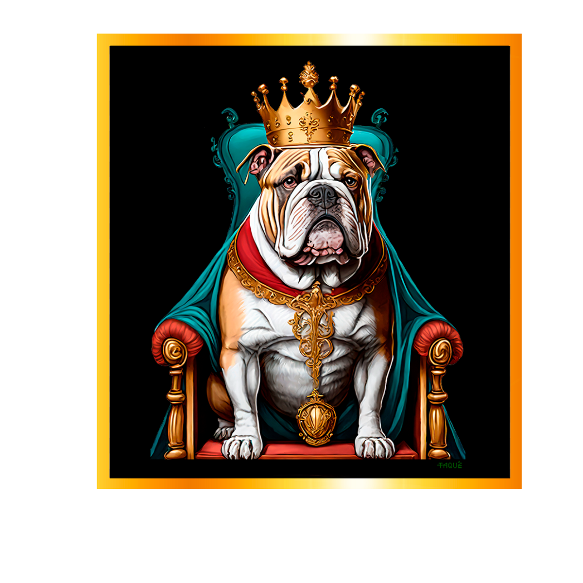 Nome do produto: Camiseta Bulldog King Plus Size 