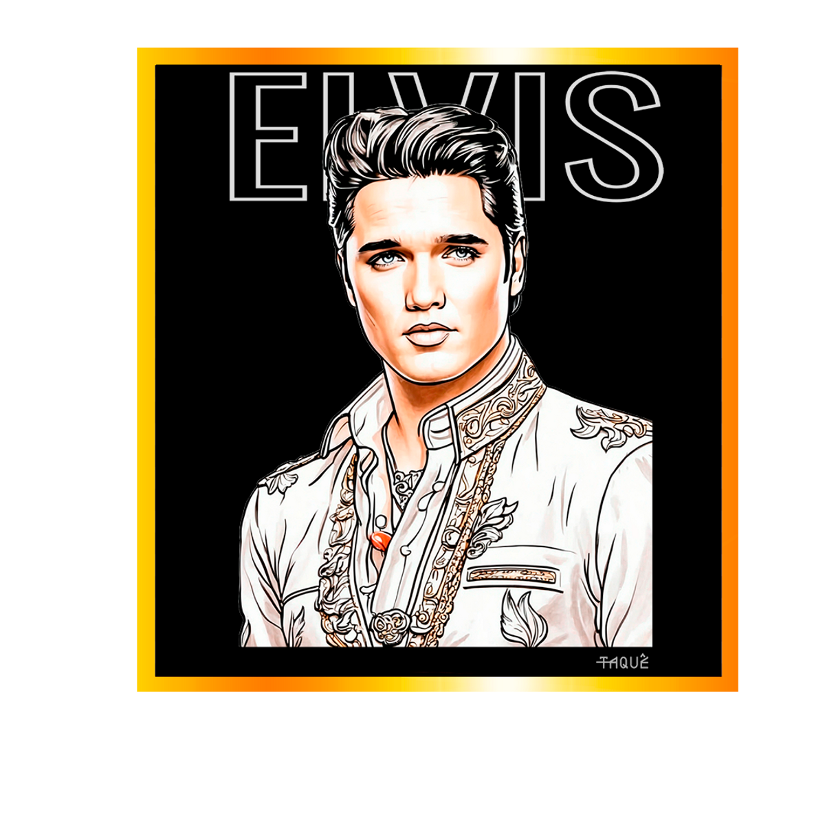 Nome do produto: Camiseta Plus Size Lendas - Elvis