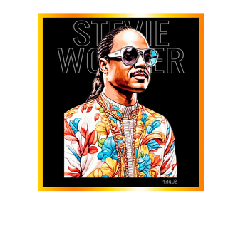 Camiseta Taquê Lendas - Stevie Wonder