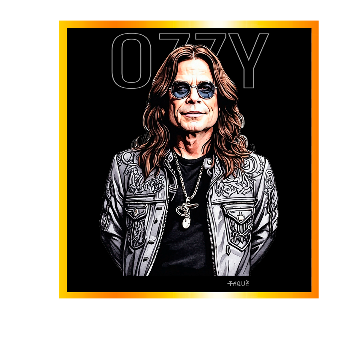 Nome do produto: Camiseta Taquê Lendas - Ozzy Osbourne