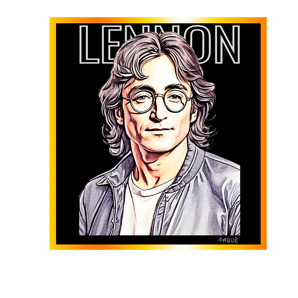 Nome do produto: Camiseta Plus Size Lendas - Lennon