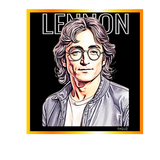 Camiseta Plus Size Lendas - Lennon