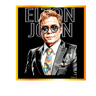 Nome do produtoCamiseta Taquê Lendas - Elton John