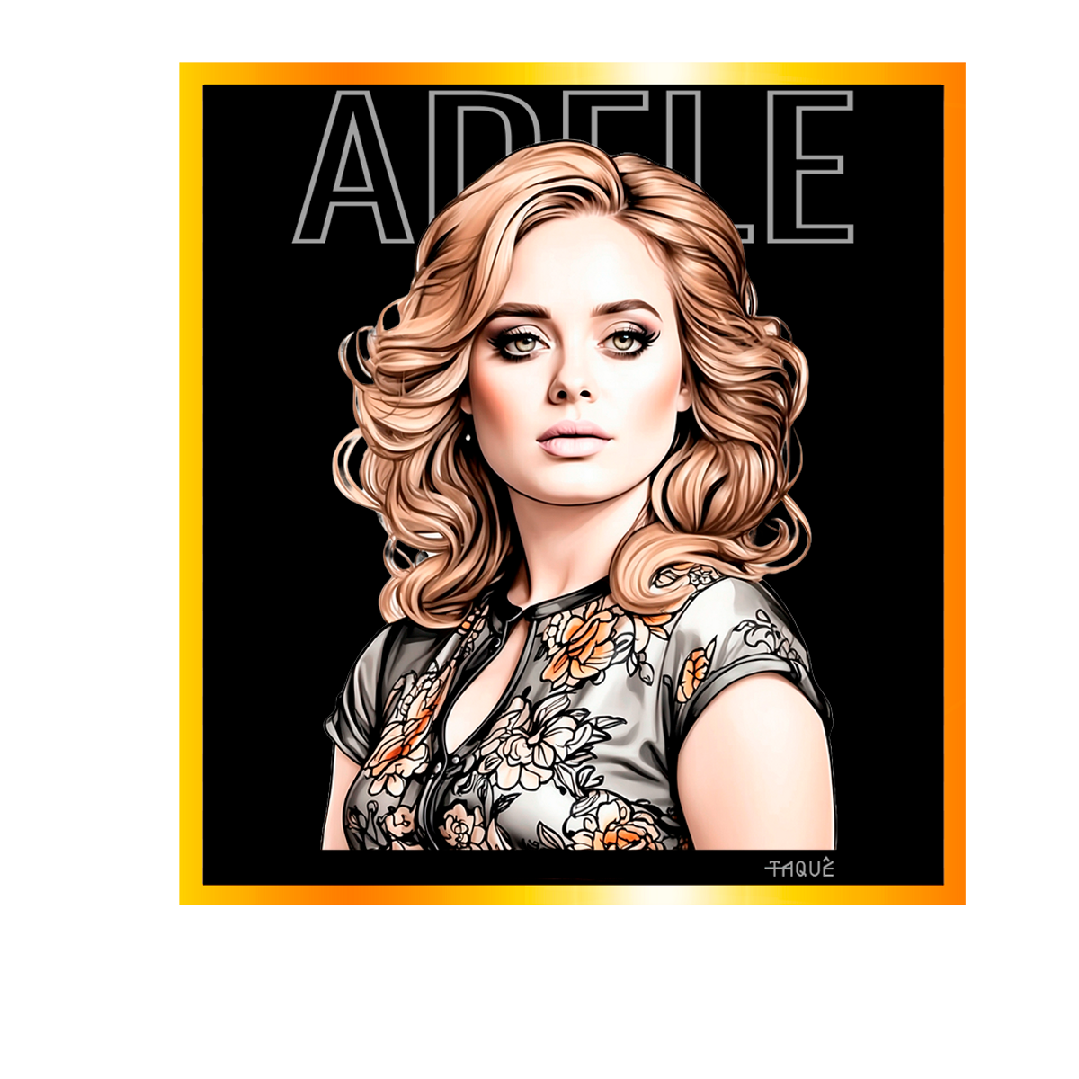 Nome do produto: Camiseta Taquê Lendas - Adele