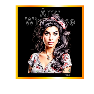 Camiseta Taquê Lendas - Amy Winehouse
