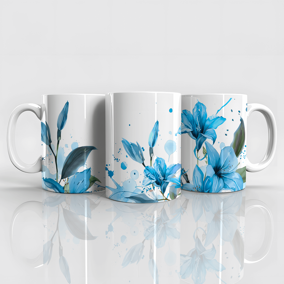 Nome do produto: Flores azuis 5